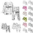 thumbnail image 2 of Kcolen DIY Hand Painted Colorable Tops and Pants Set, 2Pcs Long Sleeve Halloween Pajamas Outfit for Holiday Party Homewear, 2 of 5