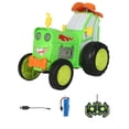 thumbnail image 1 of Tractor de control remoto recargable Vogacara ABS con luces y música Coche de acrobacias Crazy Jumping Action Jump Fury Juguetes verde, 1 of 6