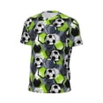 thumbnail image 5 of Rocae Football for Men's Mesh Quick-Dry Short Sleeve Workout T-Shirt,Mens Crew Neck Tee Lightweight Soft Classic T Shirts X-Small, 5 of 9