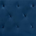 thumbnail image 3 of Pemberly Row Felix Navy Blue Velvet Fabric Upholstered Full Size Headboard, 3 of 9
