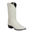 thumbnail image 2 of Men's Caiman Tail Print Leather Western Cowboy Boots 'El Señor de los Cielos' Bone Color 40845, 2 of 4