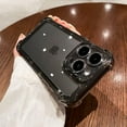 thumbnail image 5 of Supershield Luxury Noble Shockproof Soft Transparent Case For iPhone 15 Pro Max Bumper Clear Case Cover - Black, 5 of 5
