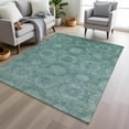 thumbnail image 6 of Dalyn Rugs Machine Washable Indoor/Outdoor Chantille Teal 5' x 7'6" Rug, 6 of 9