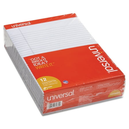 Pooh Notepad - Universal Colored Perforated Note Pads, 8 1/2 x 11, Orchid, 50 Sheet, Dozen