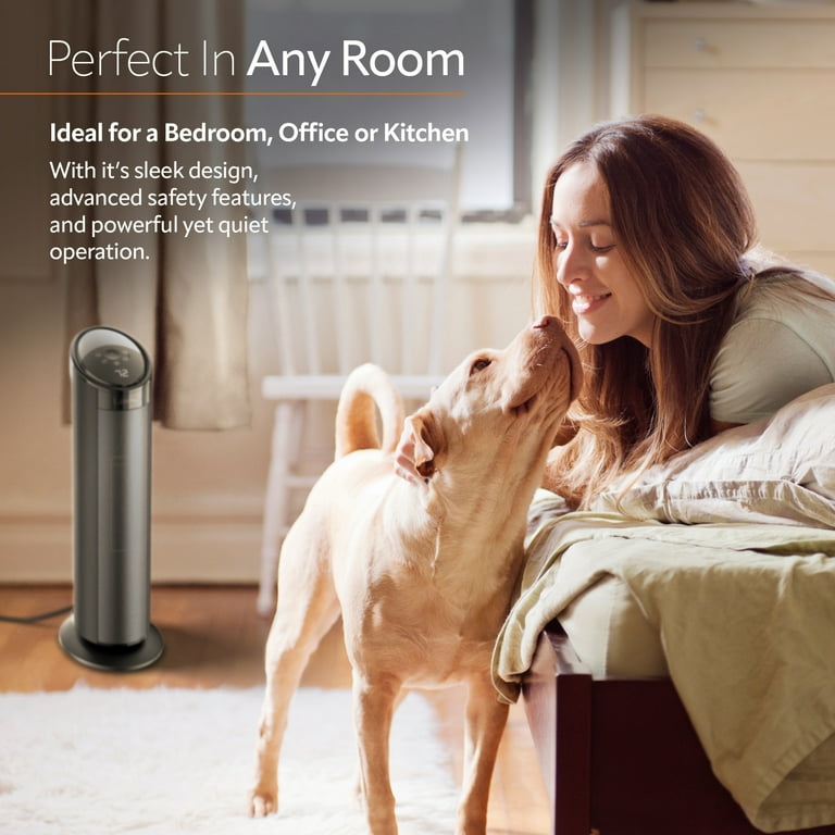 Lasko Elite Collection Full Room Ceramic Tower Heater with Eco