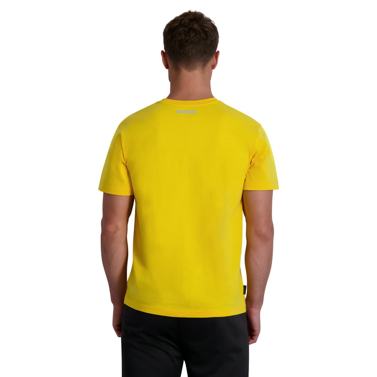 Reebok Men's T-Shirt - Yellow - S