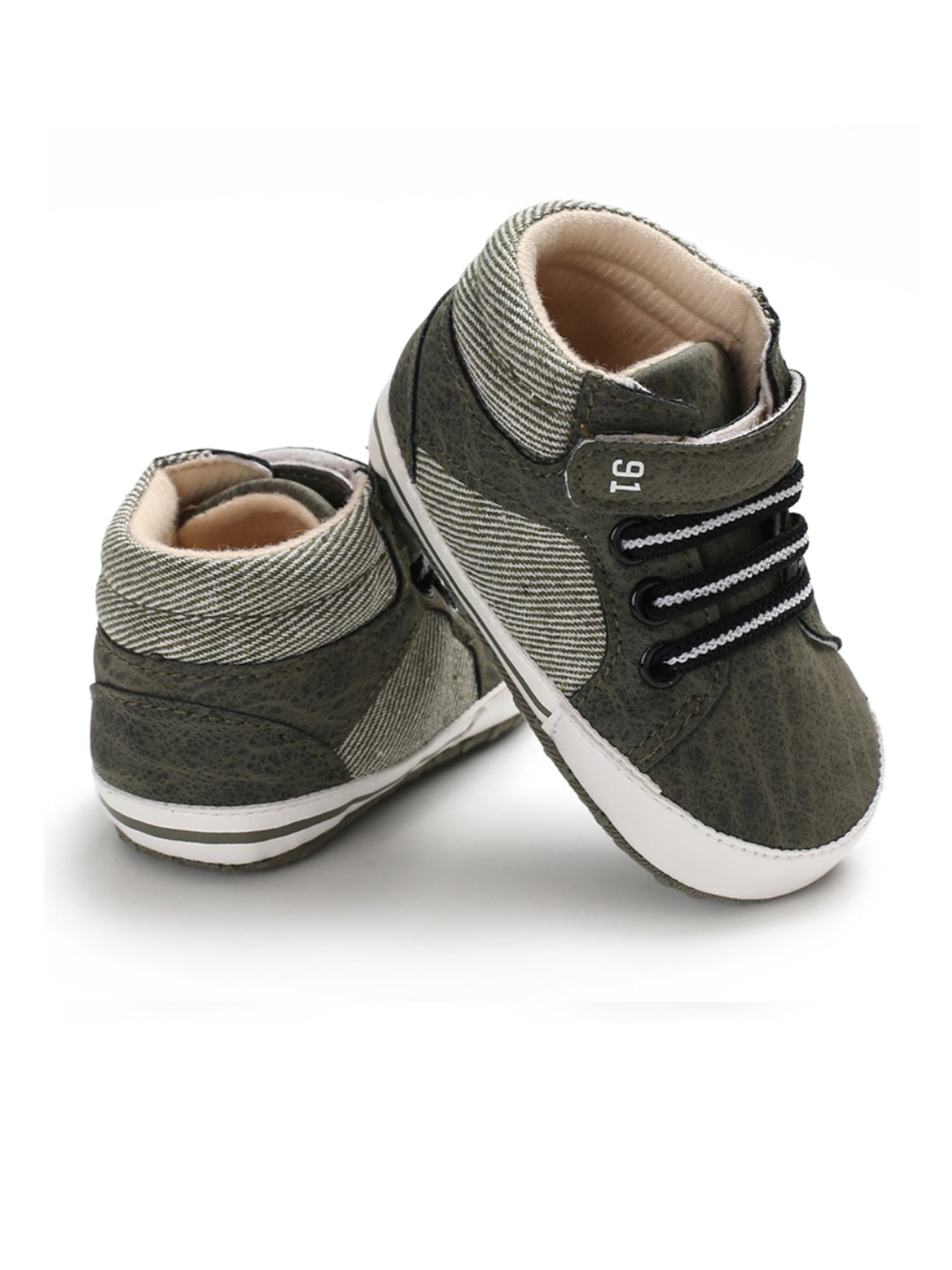 Newborn to 12 Baby Boy Girl Pram Shoes Infant Sneakers Toddler PreWalker Trainer