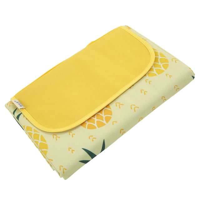 Picnic Rug, Outdoor Blanket Easy To Clean Widen Extra Large Soft Foldable For Hiking For Picnic Yellow