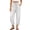 #08 White 【Stock Up & Rotate: Mix & Match Your Go-To Colors】, variant on Women's Soft Cotton Blend Yoga Pants, Elastic Mid Waist Pockect Fit, Tummy Control Stretchy Full Length Bottoms, Smoothing Performance Leggings for Yoga, Workout, Gym, Lounge