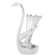 thumbnail image 5 of Cubas de Postres frutales en forma de soporte en forma de cisne suministros de boda de vajilla de cocina de Aleación de zinc con acrílico de oo para decoració de escritorio, 5 of 7