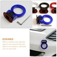 thumbnail image 2 of Universal Red Ring Shaped Car Tow Hook Decor Bumper Trailer Auto Accessories Blue, 2 of 6