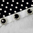 thumbnail image 4 of Manfei Polka Dots Black Out Curtains for Teens Adults,Minimalist Geometric Curtains Pack of 2 (42x63 Each),Vintage Aesthetic Bedroom Curtains,Breathable Home Decor, 4 of 6