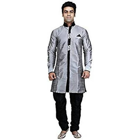 

Royal Kurta Mens Silk Blend Sherwani