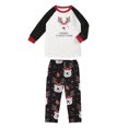 thumbnail image 1 of Seyurigaoka Family Leisure Clothes Set, Christmas Printed Tops+Trouser/Romper, 1 of 9