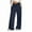 Navy, variant on BLVB Womens Wide Leg Sweatpants Casual Loose Lounge Trousers Solid Color Yoga Workout Athletic Pants with Pockets