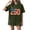 Army Green, variant on Youpwaven Women's America 250th Anniversary T-Shirt - Distressed Flag Number 250 Graphic Tee - USA Patriotic 1776-2026 Short Sleeve Celebration Vintage Top