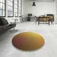 thumbnail image 4 of Ahgly Company Machine Washable Indoor Square Transitional Saddle Brown Area Rugs, 8' Square, 4 of 7