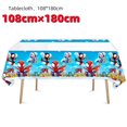 thumbnail image 4 of Spidey y sus increíbles amigos suministros de decoración para fiesta plato de papel mantel tema Spiderman globos para Baby Shower favores para niños, 4 of 5