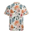thumbnail image 3 of High Quality Hawaiian Shirts for Men Short Sleeve Aloha Beach Shirt Floral Summer Casual Button Down Shirts Blouses W4UN96, 3 of 7