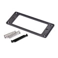 thumbnail image 2 of Full-size Flat Metal Humbucker Pickup Mounting Rings Frame Mounting Ring Flat Base Pickup Frame Thicknes 2mm (Black), 2 of 8