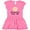 Raspberry with Polka Dots, variant on Inktastic My Lola and Lolo Love Me Girls Baby Dress