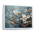 thumbnail image 2 of Designart "Flourishing Tranquil White Dogwood VI" Dogwood Floater Framed Canvas Wall Art, 2 of 5