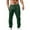 Green, variant on Plebaso Mens Summer Thin Pants Drawstring Lightweight Solid Color Casual Trousers for Vacation Beach