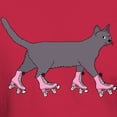 thumbnail image 3 of CafePress - Cat Roller Skating T Shirt - Men's Classic Graphic Cotton T-Shirt, 3 of 4