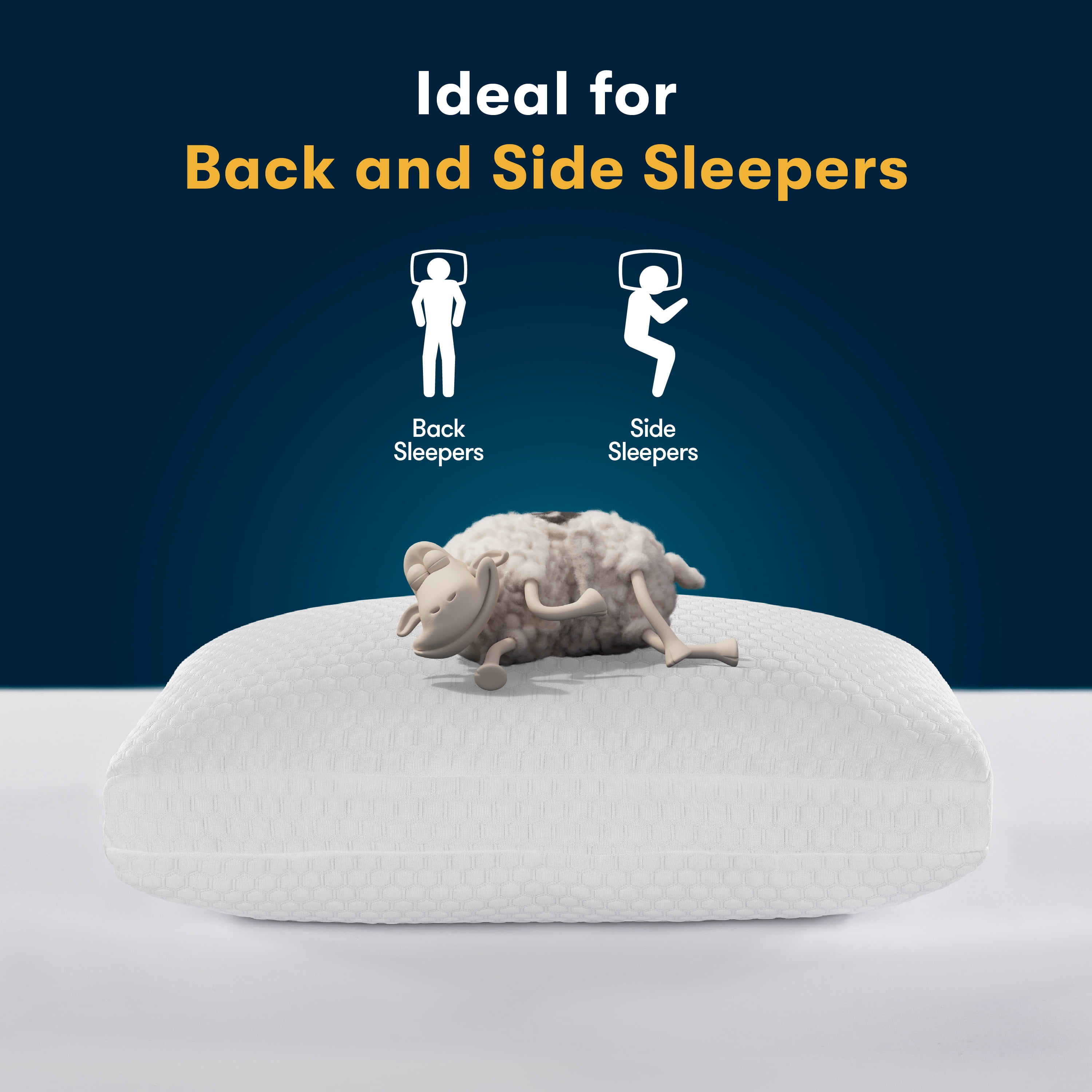 Sertapedic Forever Firm Chill Nites Cooling Bed Pillow, Standard/Queen