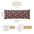 thumbnail image 3 of Balery To The Best Mom Funda Protectora para Almohada Corporal de Algodón Hipoalergénico con Cierre(55 x 21 pulgadas), Almohadas No Incluidas, 3 of 7