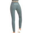 thumbnail image 5 of Yuemengxuan Women's Solid Color Slimming Yoga Pants, High Waist Long Pants with Back Mesh, 5 of 5