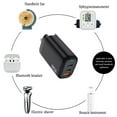 thumbnail image 5 of Bouanq Potable USB /Type C Charger 65W GaN Charger USB C Fast Charger PD 3.0 Charger Foldable Wall Charger Compatible For Cell Phones Tablets Laptops Headphones, 5 of 5