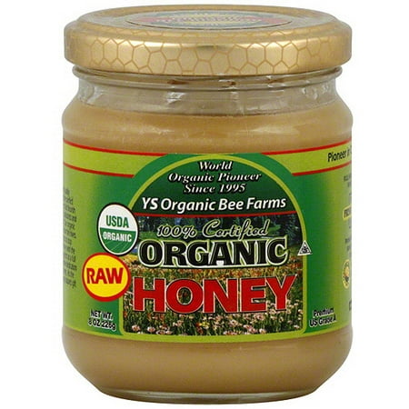 Y.S. Organic Bee Farms Raw Organic Honey,8 oz (Pack of 6 ...