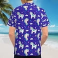 thumbnail image 6 of High Quality Hawaiian Shirts for Men Short Sleeve Aloha Beach Shirt Floral Summer Casual Button Down Shirts Blouses EEQOAC, 6 of 7