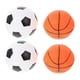 thumbnail image 1 of KAKOWELY piezas de juguetes de baloncesto inflables para niños, mini pelotas de fútbol, juguete para niños, 1 of 4