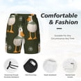 thumbnail image 3 of Balery Mallard Ducks Wild Birds Mens Swim Trunks Swim Shorts for Men Quick Dry Inseam Beach Shorts with Compression Liner Pocket-Large, 3 of 9