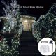 thumbnail image 1 of 300LEDs LED Solar Powered Copper Wire String Lights Outdoor, Waterproof, 8 Modes Fairy Lights For Garden, Patio, Party, Yard, Christmas (Warm White/White/Multicolour), 1 of 5