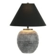 thumbnail image 3 of SAFAVIEH Naomi 22" Modern Ceramic Grey Table Lamp with Black Shade, 3 of 6