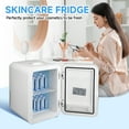 thumbnail image 3 of 8L Mini Fridge Portable Thermoelectric Cooler & Warmer Compact Refrigerators for Food, Drinks, Skincare, Office Desk, RV, Apartment, 3 of 8
