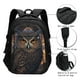 thumbnail image 3 of Balery Classical Style Brown Owl Mochila con carga USB para hombre y mujer - Mochila impermeable y antirrobo para laptop con puerto USB para viajes, trabajo, 3 of 7