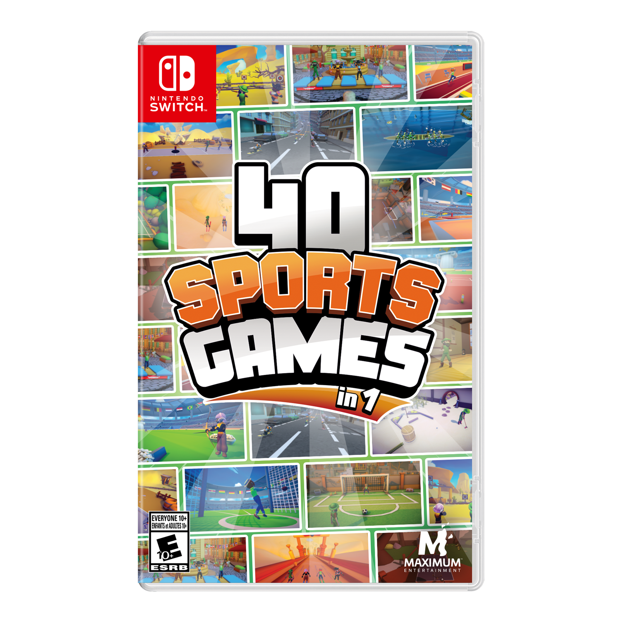Maximum Gaming 40 Sports Games In 1 for Nintendo Switch