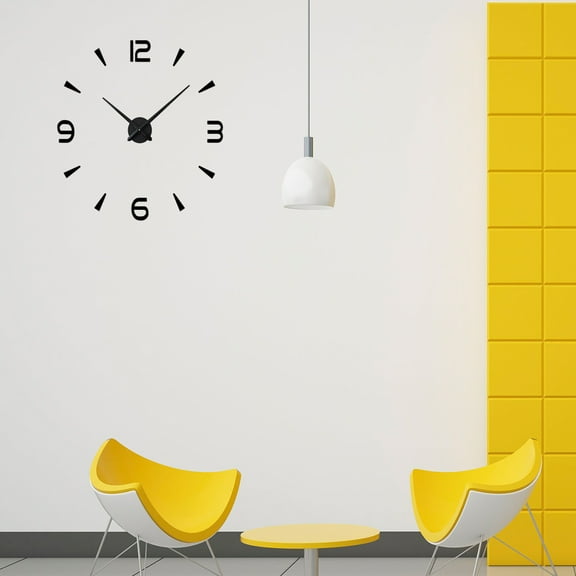 WHAMVOX Elegant Wall Clocks European Simple Round Hanging Clock for Living Room Decor 12in 1Set