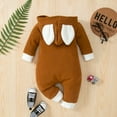 thumbnail image 5 of Vedolay Baby Girl Clothes Boys Jumpsuit Set for Girls Long Sleeve Bodysuit 2023 Brown,100, 5 of 5