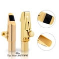 thumbnail image 3 of Professional Alto Saxophone Mouthpiece + Ligatures Replace accessories Alto Tenor Sax Mouthpiece for Professionals Beginners 5C Hugo boquilla de saxofón alto, 3 of 10