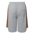 thumbnail image 4 of Men's Cargo Shorts Summer Loose Straight Leg Solid Color Casual Shorts Bermuda Grey L, 4 of 9