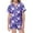 Z318-G-Purple, variant on PMVFHDE Girls Easter Outfit Pajama Set - Bunny Print Button-Up Shirt & Elastic Waist Shorts, Breathable Cotton Sleepwear Home Outfit for Toddler to Kids Sky Blue,10-11 Years