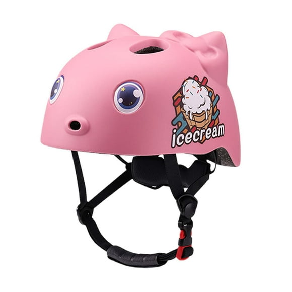 Casco para niños Colamx Mejor amortiguación ajustable ligero Rosa S