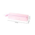thumbnail image 3 of Ohmyroo Silicone Zipper Pouch With Handle Portable Makeup Brush Case For Travel Commute Organization 8.6 Inch, 3 of 6