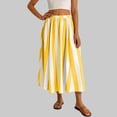 thumbnail image 2 of Maxi Skirts for Women Casual Comfort A line Summer Skirts Flowy Skirt Elegant Striped Midi Skirt Fashion for Daily Wear, 2 of 5