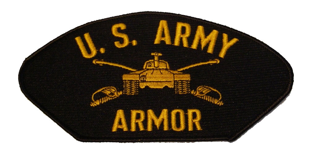 U.S. ARMY ARMOR PATCH WITH ARMOR INSIGNIA Veteran Owned Business